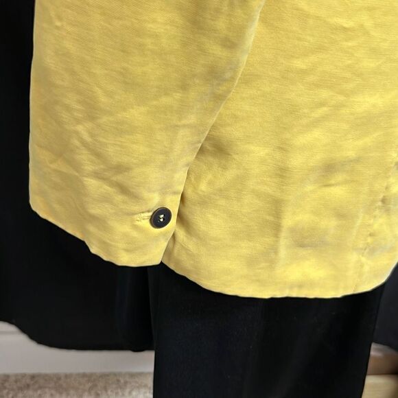 Zara Basic Collection Yellow Jacket Size Medium - Picture 8 of 10